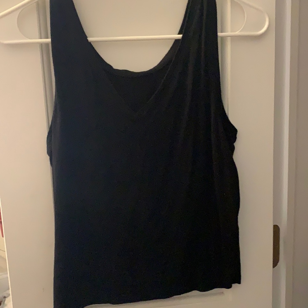 Black crop top